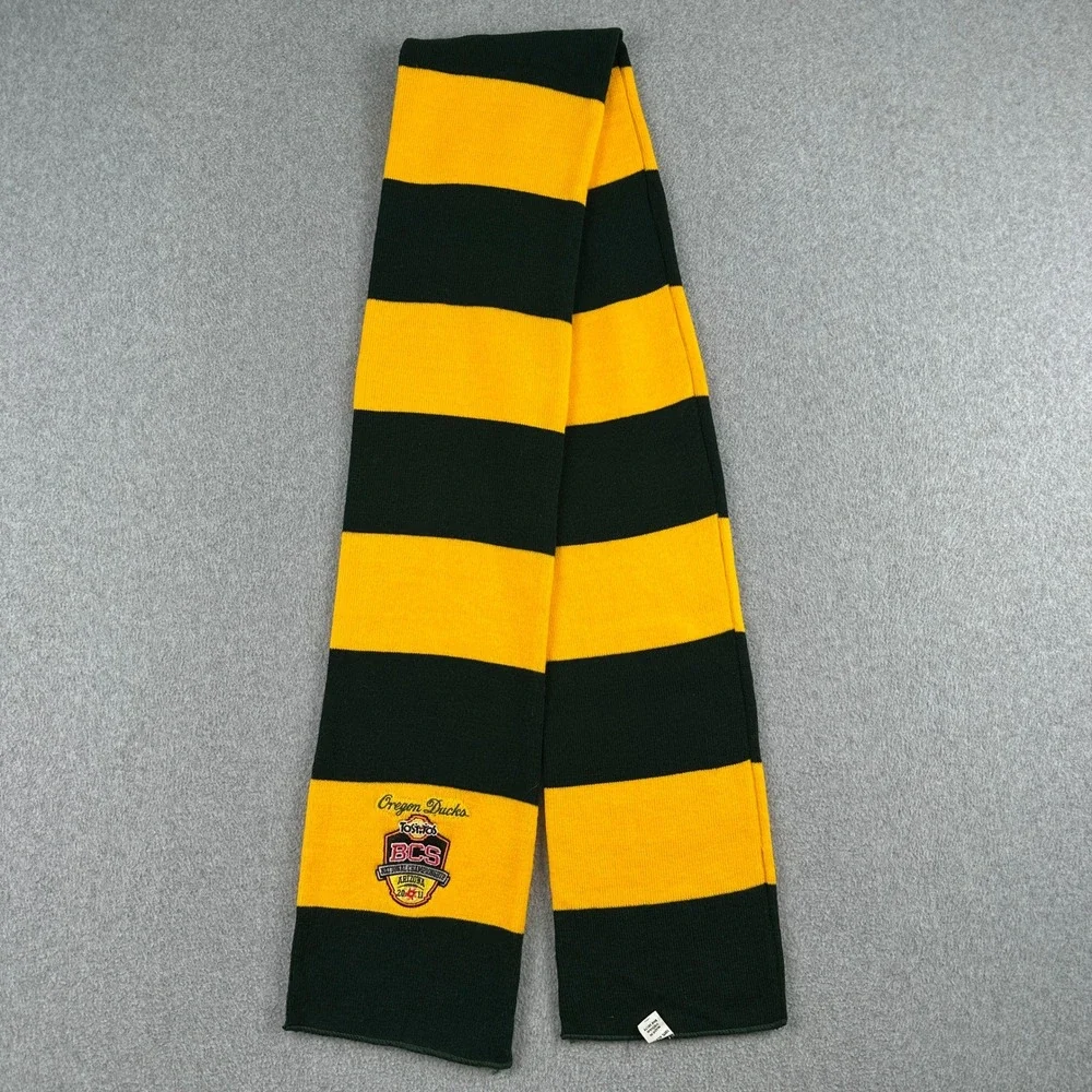 Oregon Ducks BCS National Championship Scarf Green Auburn Tigers Football